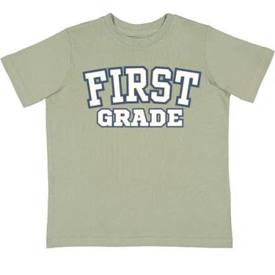Sweet Wink Kids'  First Grade Varsity Short Sleeve T-shirt In Green