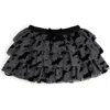 Sweet Wink Flocked Bats Halloween Tutu In Black