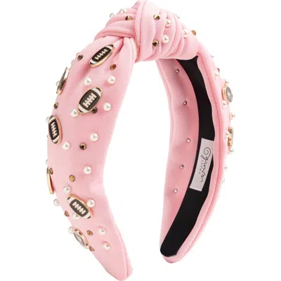 Sweet Wink Babies'  Game Day Gemstone Headband In Pink