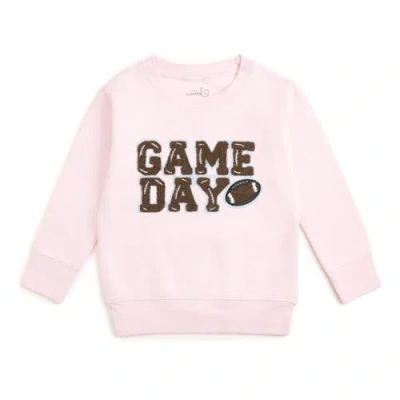 Sweet Wink Kids'  Game Day Patch Ballet Sweatshirt In Pink