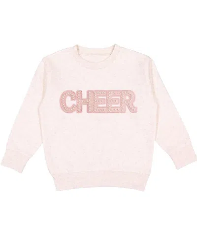 SWEET WINK GIRL'S CHEER PEARL PATCH SWEATSHIRT - BABY, LITTLE KID, BIG KID
