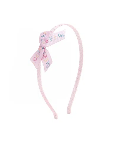 Sweet Wink Girls' Alphabet Bows Headband - Little Kid, Big Kid In Pink