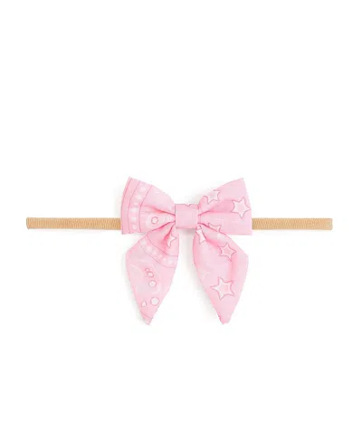 Sweet Wink Girls' Bandana Western Bow Baby Headband - Baby In Pink