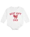 Sweet Wink Girls' Best Gift Ever Christmas Long Sleeve Romper - Baby In Yellow