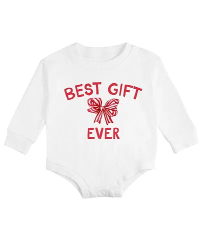 Sweet Wink Girls' Best Gift Ever Christmas Long Sleeve Romper - Baby In Yellow
