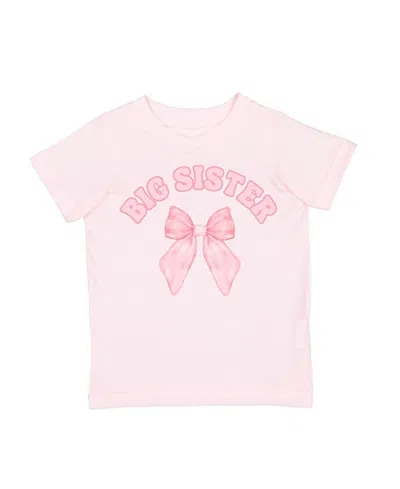 Sweet Wink Girls' Big Sister Bow Short Sleeve T-shirt - Baby
