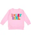 Sweet Wink Girls' Birthday Patch Sweatshirt - Little Kid, Big Kid In Pink