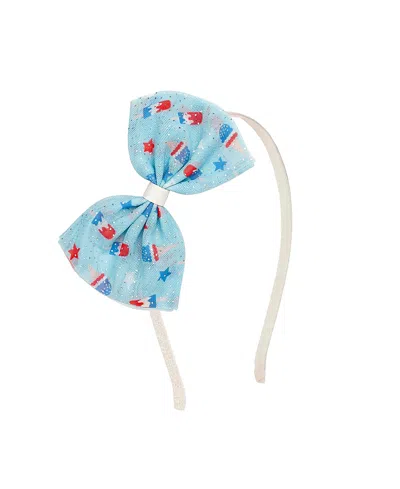 Sweet Wink Girls' Bomb Pop Tulle Bow Headband - Little Kid, Big Kid