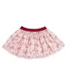 Sweet Wink Girls' Candy Cane Bow Printed Christmas Tutu - Baby In Pink