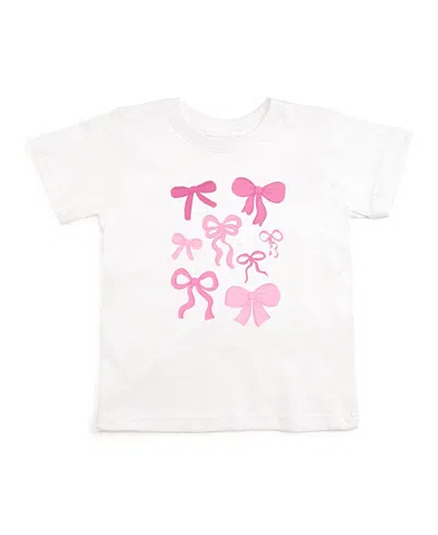 SWEET WINK GIRLS' COQUETTE BOW DOODLE SHORT SLEEVE T-SHIRT - BABY, LITTLE KID, BIG KID