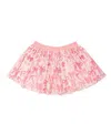 Sweet Wink Girls' Coquette Bow Tutu Skirt - Baby In Soft Pink