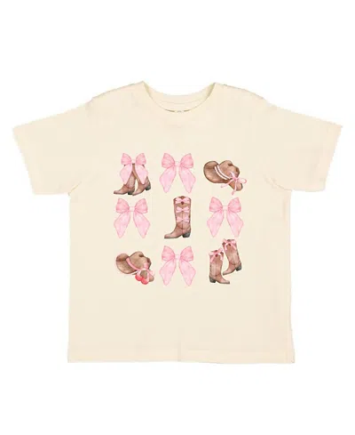 Sweet Wink Girls' Coquette Cowgirl Short Sleeve T-shirt - Baby In Natural