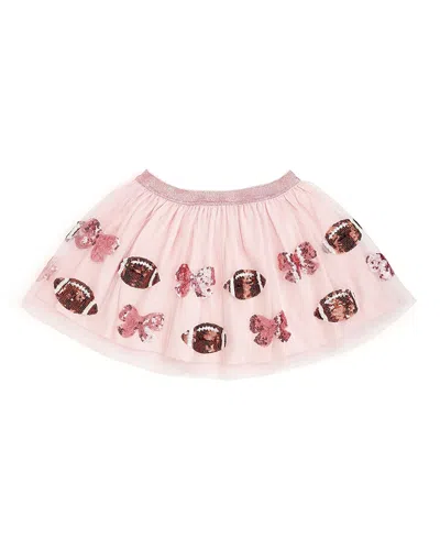 Sweet Wink Girls' Coquette Football Sequin Tutu - Little Kid, Big Kid In Pink
