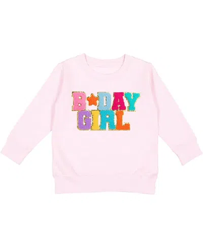 Sweet Wink Girls' Coquette Ghost Halloween Sweatshirt -baby, Little Kid In Pink