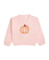 Sweet Wink Pumpkin Knit Sweater In Pink