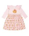 Sweet Wink Girls' Coquette Pumpkin Long Sleeve Tutu Dress - Little Kid, Big Kid In Multi