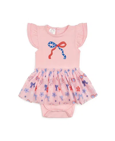 Sweet Wink Girls' Cute Short Sleeve Tutu Bodysuit - Baby