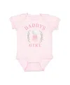 Sweet Wink Girls' Daddy's Golf Girl Short Sleeve Bodysuit - Baby In Ballet Pink