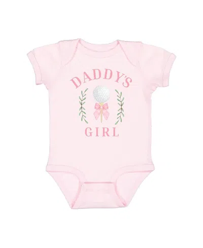 Sweet Wink Kids' Girls' Daddy's Golf Girl Short Sleeve Bodysuit - Baby In Ballet Pink