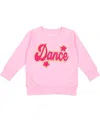 Sweet Wink Girls' Dance Script Patch Sweatshirt - Little Kid, Big Kid In Pink
