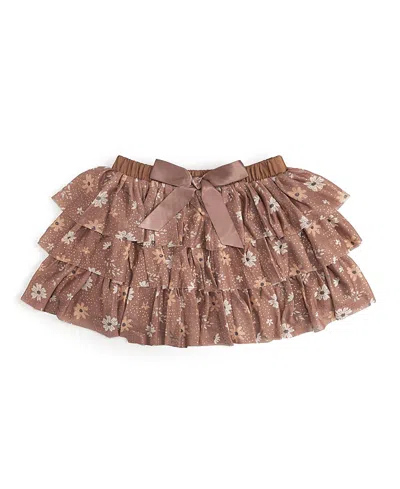 SWEET WINK GIRLS' DITSY FALL FLORAL PRINTED TIERED TUTU - BABY, LITTLE KID, BIG KID