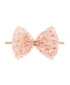 Sweet Wink Girls' Ditsy Floral Tulle Bow Baby Headband - Baby In Multicolor
