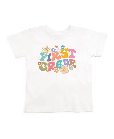 Sweet Wink Girls' First Grade Retro Short Sleeve T-shirt - Little Kid, Big Kid In Multi