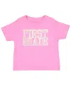 Sweet Wink First Grade Sequin Patch Short Sleeve T-shirt In Pink