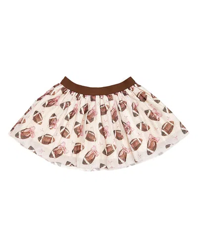 Sweet Wink Girls' Football Cutie Tutu - Baby, Little Kid, Big Kid In Neutral