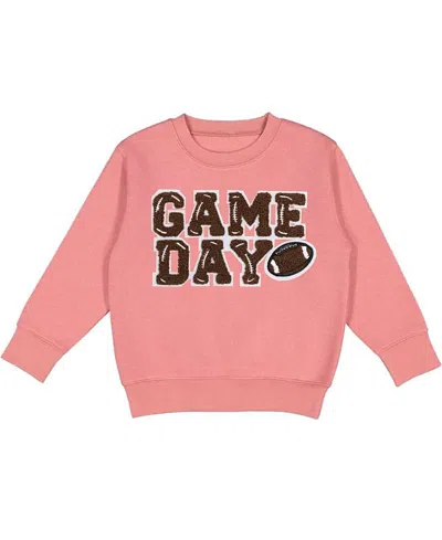 SWEET WINK GIRLS' GAME DAY PATCH SWEATSHIRT - LITTLE KID, BIG KID 