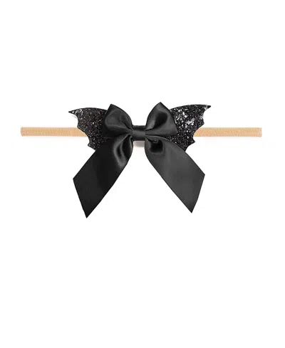 Sweet Wink Girls' Glitter Bat Halloween Coquette Bow Headband In Multi
