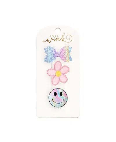 Sweet Wink Kids' Girls' Good Vibes Clip Set In Multicolor