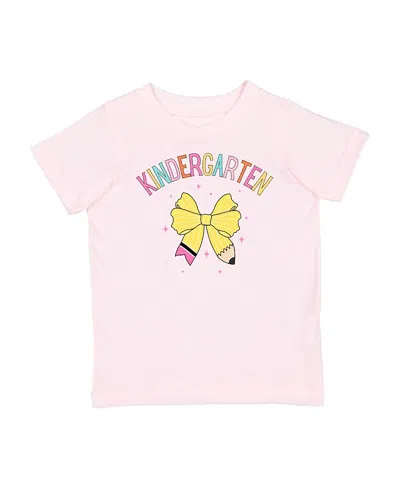 Sweet Wink Girls' Kindergarten Pencil Bow Short Sleeve T-shirt - Little Kid, Big Kid In Pink