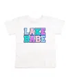 Sweet Wink Girls' Lake Babe Patch Short Sleeve T-shirt - Little Kid, Big Kid In White