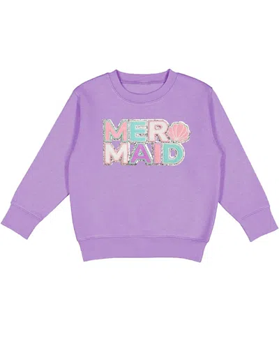 SWEET WINK GIRLS' MERMAID PATCH SWEATSHIRT - LITTLE KID, BIG KID