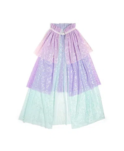 Sweet Wink Girls' Mermaid Pearl Cape - Little Kid, Big Kid In Multi