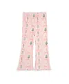 Sweet Wink Girls' Nutcracker Trellis Christmas Flare Legging - Baby In Pink
