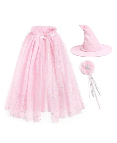 Sweet Wink Girls' Pink Witch Dress Up Kit - Little Kid, Big Kid