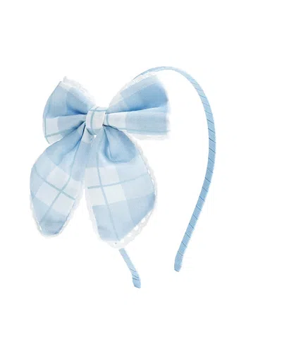 Sweet Wink Girls' Plaid Bow Headband - Little Kid, Big Kid In Pink