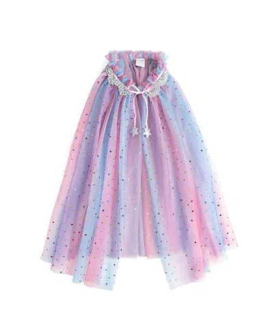 Sweet Wink Girls' Purple Galaxy Cape - Age 3+ Years In Pink