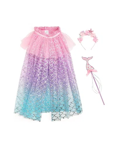 Sweet Wink Girls' Sparkling Mermaid Dress Up Kit - Little Kid, Big Kid In Multi
