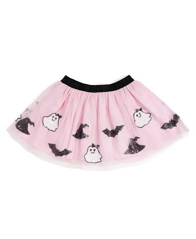 Sweet Wink Girls' Spooky Babe Sequin Halloween Tutu - Baby, Little Kid, Big Kid In Pink