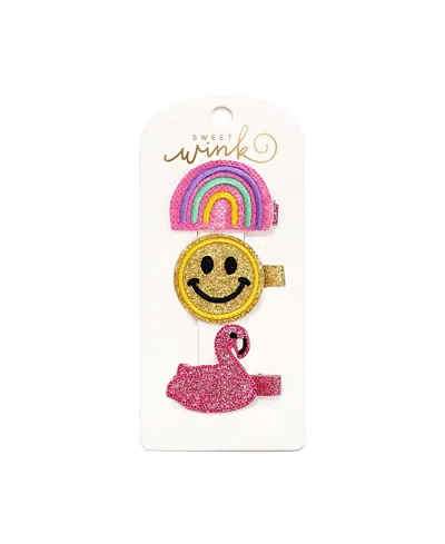 Sweet Wink Girls' Summer Fun Clip Set - Little Kid, Big Kid In Multi