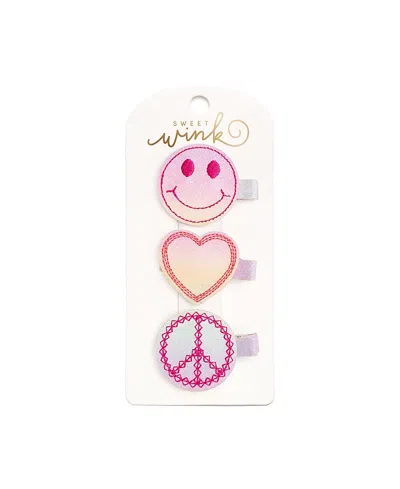 Sweet Wink Girls' Tie Dye Clip Set - Little Kid, Big Kid In Multicolor