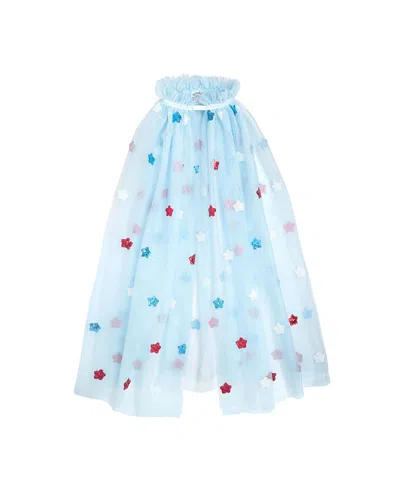 Sweet Wink Girls' Usa Sequin Stars Cape - Little Kid, Big Kid In Multi