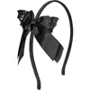Sweet Wink Glitter Bat Halloween Bow Headband In Black