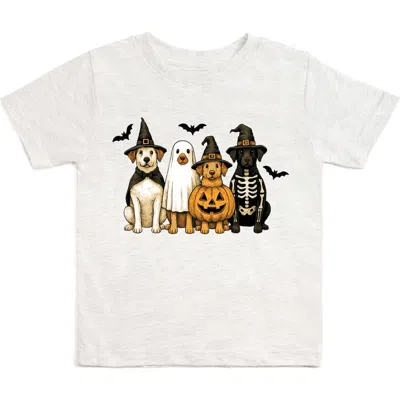 Sweet Wink Kids'  Halloween Puppies Short Sleeve T-shirt In White
