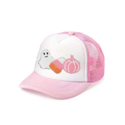 Sweet Wink Babies'  Halloween Treats Patch Trucker Hat In Multi