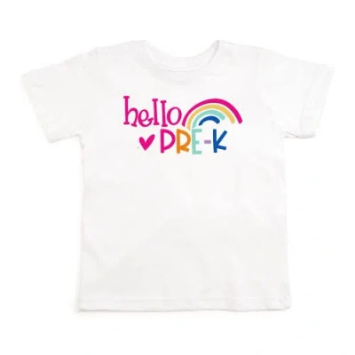 Sweet Wink Kids'  Hello Pre-k Short Sleeve T-shirt In Multi