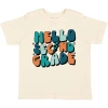 Sweet Wink Boys' Hello Second Grade Short Sleeve T-shirt - Little Kid, Big Kid In Neutral